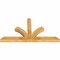 Ekena Millwork Richland Rough Sawn Timber Gable Bracket, Western Red Cedar, 60"W x 32"H x 4"D x 4"F, 13/12 Pitch GBW060X32X0404RIC00RWR - alternate 4